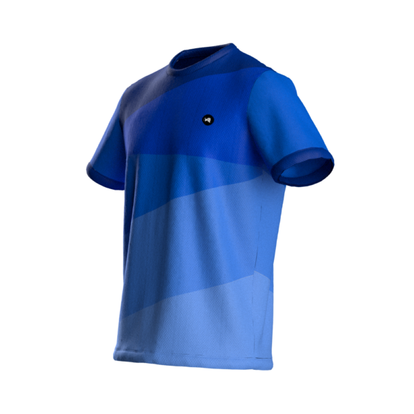 T-shirt de Padel Striped Blue - Image 2