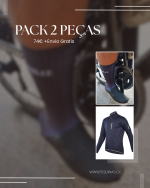 Pack 2 peças Casaco+Cobre Sapatos Aero Impermeável